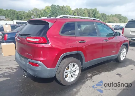 2015 Jeep Cherokee Sport z USA, uszkodzony, nr VIN 1C4PJLAB1FW658087